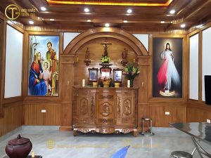 Các mẫu bàn thờ công giáo và tổ tiên đẹp