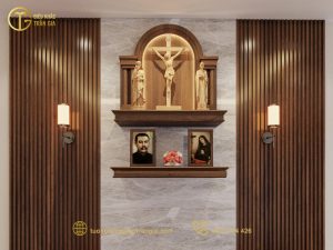 Phòng thờ Công giáo đẹp