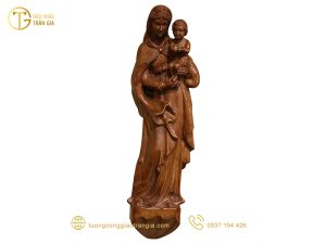 Tượng Đức Mẹ gỗ