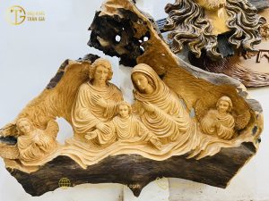 Tượng gỗ Gia Đình Thánh Gia